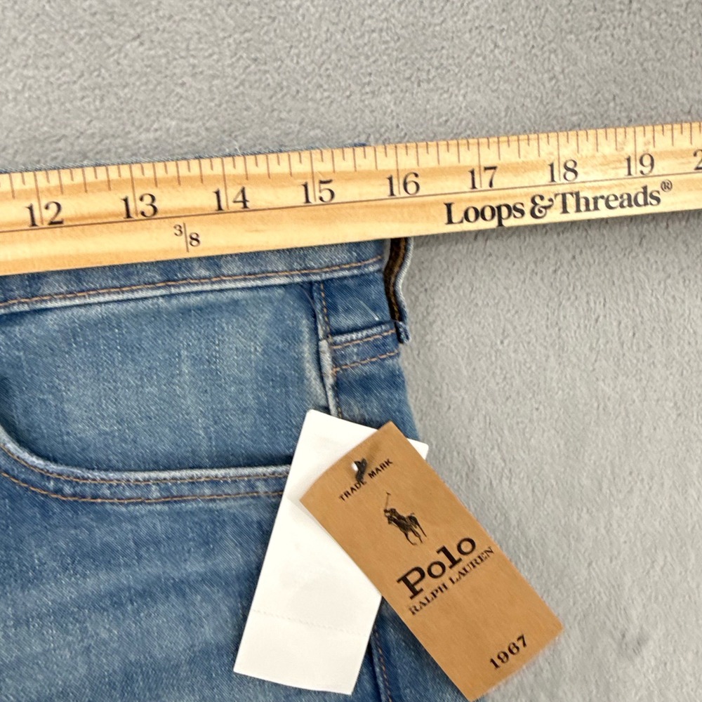 Polo Ralph Lauren High Rise Skinny Jeans Womens 29R Medium Wash Blue Denim NWT - Picture 14 of 14